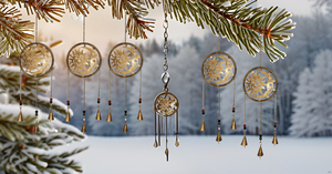 Antique Outdoor Hanging Metal <b>Bell</b> Wind <b>Chime</b> Handmade Sun Moon Wind <b>Chime</b> for Balcony Decorative Garden Ornaments - Product Image 6