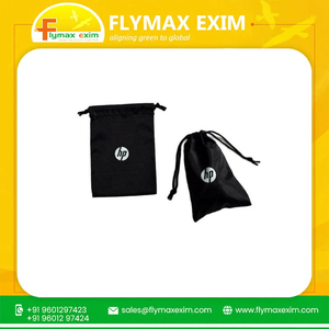 Bolsa con cordón de algodón puro con estilo ecológico Bolsa de compras sostenible y de moda a la venta - Product Image 6