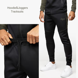 Ensemble de survêtement personnalisé pour hommes Ensemble sweat à capuche et pantalon de survêtement en coton avec fermeture éclair Ensemble surdimensionné vintage à capuche délavé à l'acide - Product Image 2