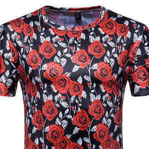 Camisetas de entrenamiento deportivo transpirables de secado rápido de poliéster/algodón con estampado de sublimación para hombre de alta calidad - Product Image 4