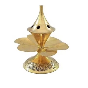 Brûleur d'encens de forme ronde conçu pour la méditation à domicile et l'aromathérapie Brûleur d'encens en métal de qualité supérieure pour la relaxation - Product Image 2