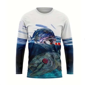 Camisas de Pesca para Hombre, Secado Rápido, Impresión por Sublimación, Logotipo Personalizado, Protección Solar UPF 50, Impermeables, Transpirables, para Exteriores, Nueva Colección - Product Image 5