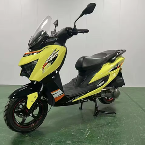 Scooter à essence 150CC prêt à être expédié, moteur sans balais, vitesse maximale 85 km/h, freins à disque avant/arrière, noir - Product Image 5