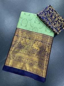 Showstopper Indian Most Export Designer Silk Saree Última moda exclusiva Calidad Premium Ropa de fiesta étnica nupcial para mujeres - Product Image 2