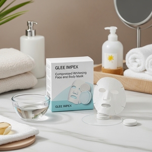 Masque hydratant pour le visage Glee Impex compressé et blanchissant avec glycérine, format voyage, pour peaux mixtes et toutes les peaux - Product Image 2