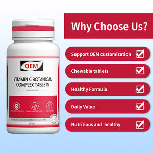 <span class=keywords><strong>Hesperidin</strong></span> flavonoidler ve kuşburnu tozu ile tam spektrum Chewables ile OEM ODMVitamin <span class=keywords><strong>C</strong></span> botanik karmaşık tabletler - Product Image 4