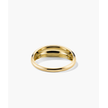 Anillo Delgado de Acero Inoxidable Chapado en Oro de 18K, Moderno, Simple, con Incrustaciones y Forma de Número, Color de Chapado de 18K - Product Image 4
