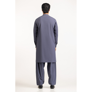 Fabriqué en usine 2025 dernière conception vêtements d'été hommes Shalwar Kameez costume décontracté coton pas cher prix Shlwar Kameez pour hommes 2025 - Product Image 2