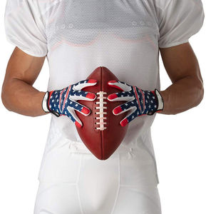 Guantes de Fútbol Americano de Alta Calidad 100%, Diseña Tu Propio Logotipo, Uniforme de Fútbol Americano con Impresión Personalizada - Product Image 5