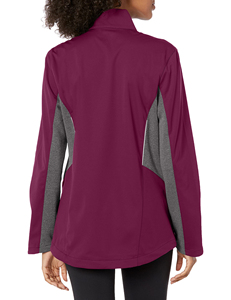 Veste Softshell de travail d'hiver pour femmes personnalisée zippée coupe-vent et imperméable avec doublure en toile Nouveau Softshell J - Product Image 3