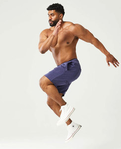 Short d'entraînement de gymnastique respirant High Street vente en gros décoration motif confort ceinture élastique pour le basket-ball course à pied Fitness - Product Image 3