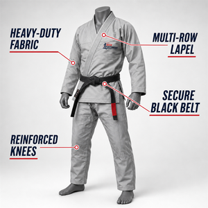 Kimono unisexe de qualité supérieure avec ceinture confortable, en coton léger, respirant et durable - Product Image 3