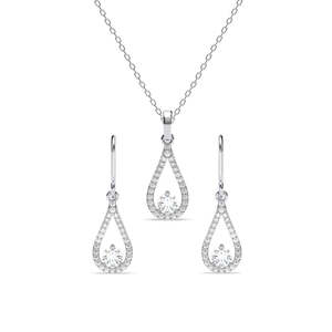 Compre en Línea Conjuntos de Pendientes de Plata de Ley 925 de Primera Calidad para Bodas - Product Image 1