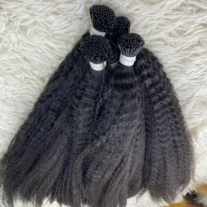 Vente en gros Cheveux bruts droits crépus vietnamiens de Hairvietnam Extension de tissage de cheveux vierges cambodgiens non traités Couleur naturelle - Product Image 2