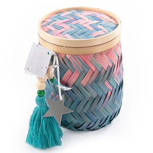 Gergean Occasion Arabian High Quality Bamboo Tray Ramadan Woven Rattan <b>Baskets</b> Decorative Made in Vietnam - Product Image 5