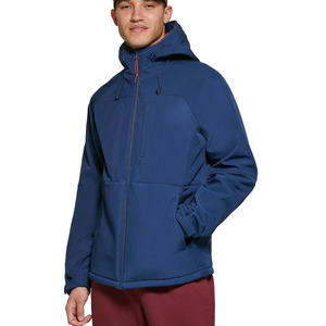 Professionally Manufactured <b>Winter</b> Softshell Jacket Hooded Streetwear Zipper Front Custom Sizes Custom Service Softshell Jacket - Product Image 5