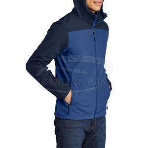 Chaqueta Softshell con logotipo personalizado de alta calidad, Polar térmico a prueba de viento, diseño de cuello levantado para invierno, talla XL, nuevos deportes High Street - Product Image 5