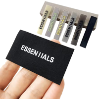 Étiquette Tissée Personnalisée pour Vêtements, Logo Cousu, Nom Brodé pour Produits Textiles