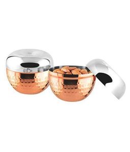 Stainless Steel Copper <b>Bowl</b> <b>with</b> Steel <b>Lid</b> Simple Wholesale Cheap Price Antique Kitchen Use Copper <b>Bowl</b> Different Size - Product Image 2