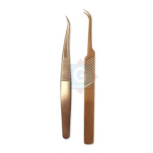 Pince à épiler en acier inoxydable pour extension de cils de marque privée Instruments de beauté - Product Image 3