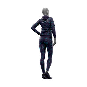 Chándal Deportivo de Invierno para Mujer, Personalizado, 100% Poliéster, Cortavientos, de Secado Rápido, Transpirable, Sudadera con Capucha, Cintura Elástica - Product Image 6