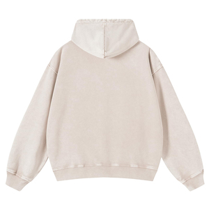 Sudadera con Capucha para Hombre de Alta Calidad, Estilo Vintage, Lavado Ácido, Corte Regular, Personalizable, Básica, Mezcla de Algodón, Ropa Urbana de Invierno - Product Image 2