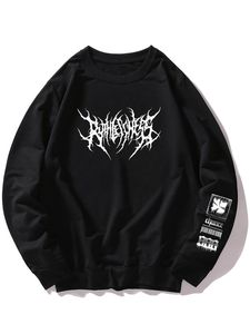 เสื้อฮู้ดพิมพ์ลายพัฟผ้าฝ้ายสำหรับผู้ชาย, สินค้ามาใหม่สีดำทันสมัยทนทานสำหรับฤดูหนาว - Product Image 6