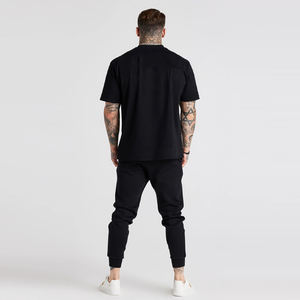 เสื้อยืดสีดำแขนสั้นสำหรับผู้ชาย,กางเกงขายาวกางเกงวอร์มขายาวราคาส่ง - Product Image 2