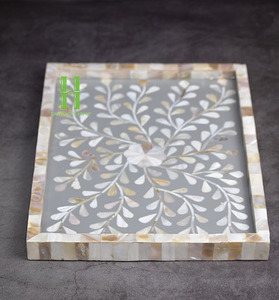 Plateau de service en nacre au meilleur prix pour la décoration de table et de restaurant du Vietnam vente en gros - Product Image 1