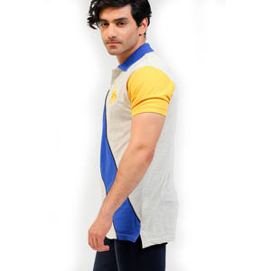 Hombres de moda para Polos 100% poliéster patrón sólido diseño único transpirable de punto de talla grande Casual de alta calidad - Product Image 6