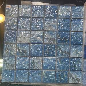 Mosaico per Piscina con Texture Acquatica Durevole Direttamente dalla Fabbrica, per Ristrutturazione Piscine, Pareti Doccia e Decorazione d'Interni - Product Image 2