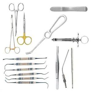 17 PCS Ensemble d'instruments de levage de sinus d'implant dentaire Ensemble d'instruments chirurgicaux à alimentation manuelle - Product Image 2