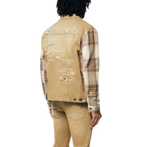 Nouveauté 2025 Ensemble pantalon et veste en jean pour homme d'hiver 100% coton Couleurs personnalisées Respirant Style hip-hop Fabriqué au Pakistan - Product Image 5