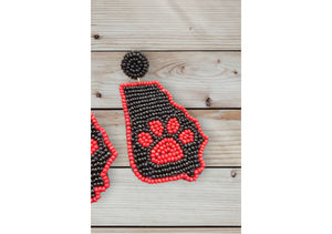 Handmade Beaded Gameday Customized Trendy Professional Luxury Baseball Soccer <b>Football</b> Basketball <b>Earrings</b> Strong Eco-Friendly - Product Image 6