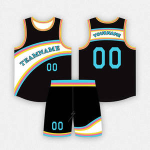Ensemble maillot réversible à séchage rapide uniforme de basket-ball à sublimation personnalisée maillots double couche - Product Image 4