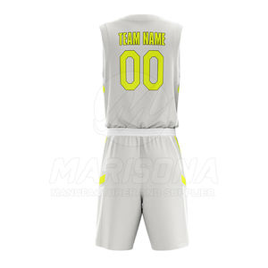 Uniforme de Baloncesto Reversible Ligero de la Mejor Calidad, Nuevo Diseño, Uniforme de Baloncesto Reversible al por Mayor - Product Image 4