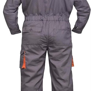 Combinaison de travail de mécanicien en coton de qualité supérieure, personnalisable, réfléchissante, haute visibilité, de sécurité, pour la réparation automobile - Product Image 4