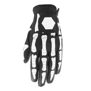 Gants de golf de sport personnalisés pour adultes en cuir de mouton blanc de qualité supérieure super doux, respirants et durables poignée gauche Premium Custom - Product Image 2