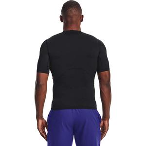 Bonne vente T-shirt à manches courtes de compression de sport respirant ajusté pour les hommes - Product Image 5