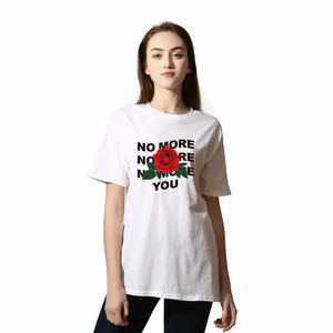 Camiseta Casual de Alta Calidad para Mujer, Personalizable, 100% Fibra de Bambú, Antiencogimiento, Cuello Redondo, Manga Corta, Impresión por Serigrafía - Product Image 5