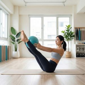 Mini ballon de Pilates et de yoga 20/25/30 cm en PVC souple, entraînement physique, thérapie physique, non toxique, certifié EN71, anti-éclatement - Product Image 1