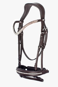 Fabricant vente cheval bride cristaux intelligents étincelles Blings pas de traction équitation outils pleine taille anglais cheval course bride - Product Image 3