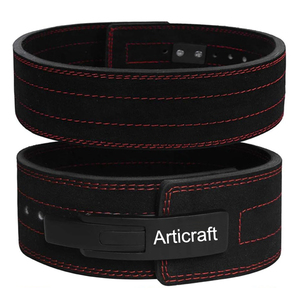 Cinturones de palanca de levantamiento de pesas de cuero de vaca personalizables de alta calidad suministrados de fábrica gimnasio Fitness entrenamiento soporte de cintura entrenamiento - Product Image 1