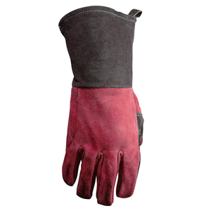 Haute qualité en cuir de vache fendu Protection des mains soudeur gants de travail prix de gros résistant à la chaleur TIG/MIG gants de travail de soudage - Product Image 2