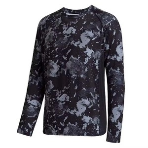 เสื้อตกปลาสำหรับผู้ชายเสื้อเจอร์ซีย์ป้องกัน50 + โพลีเอสเตอร์ออกแบบโลโก้ได้ตามต้องการ - Product Image 1