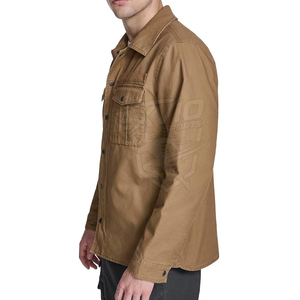 Modern Design Outerwear <b>Canvas</b> <b>Jacket</b> Lightweight Breathable Winter <b>Jacket</b> For Street Weart And Daily Use - Product Image 3