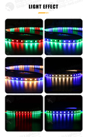 Bande LED Shiji programmable RGBW Pixel 12V 24V SPI UCS7604 double ligne de données 65536 niveau de gris 72Leds 60Leds bande de LED 5050 Pixel