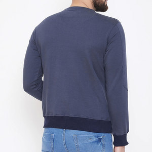 Sudadera Casual de Invierno para Hombre, Transpirable, de Secado Rápido, con Logotipo Personalizado, Impresión Digital, Cuello Redondo, Color Liso, 100% Teñido - Product Image 3