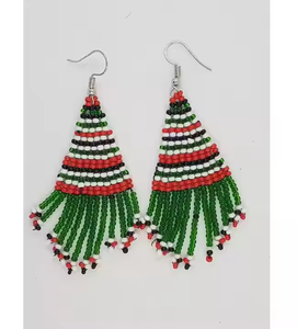 <b>Embroidery</b> Earring Beads Handmade Beaded <b>Material</b> for Party Women Embellished Jeweler Handcraft Wholesale From India - Product Image 2