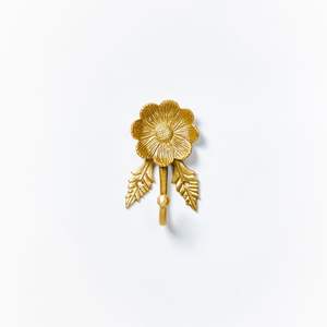 Elegant brass <b>wall</b> hooks adding luxury accent to foyers corridors bedrooms organization through strong <b>wall</b> mounting hardware - Product Image 1